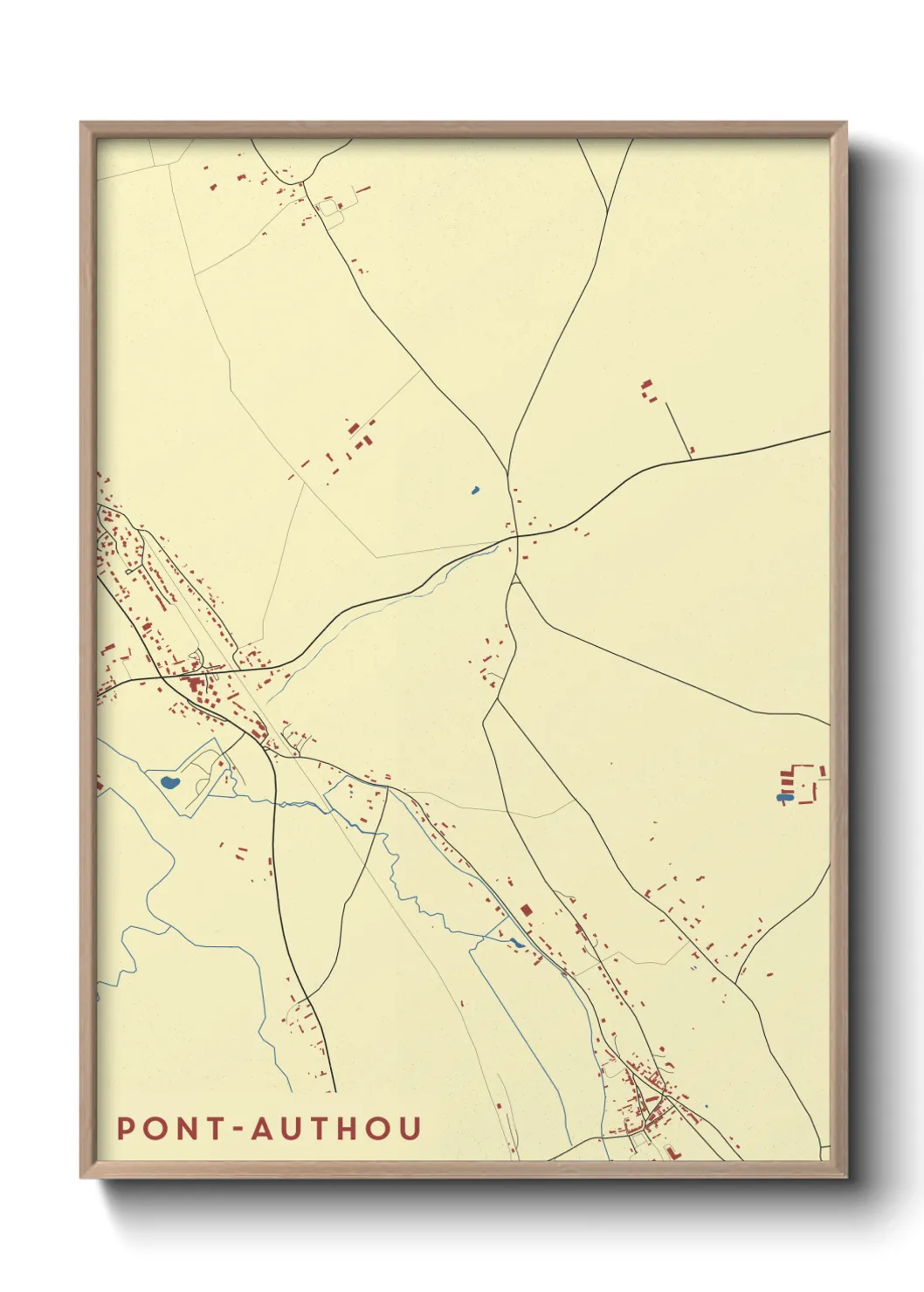 Un poster cartePont-Authou