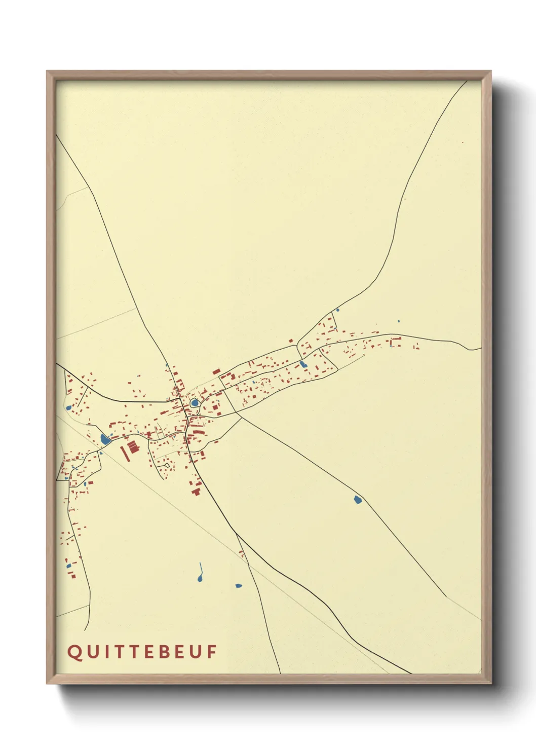 Un poster carteQuittebeuf
