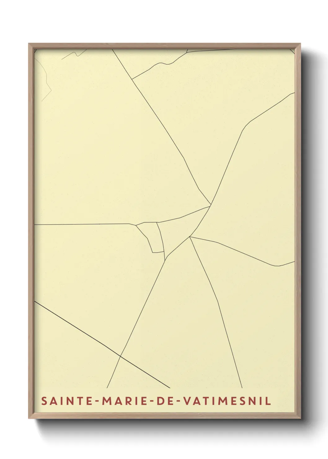 Un poster carteSainte-Marie-de-Vatimesnil