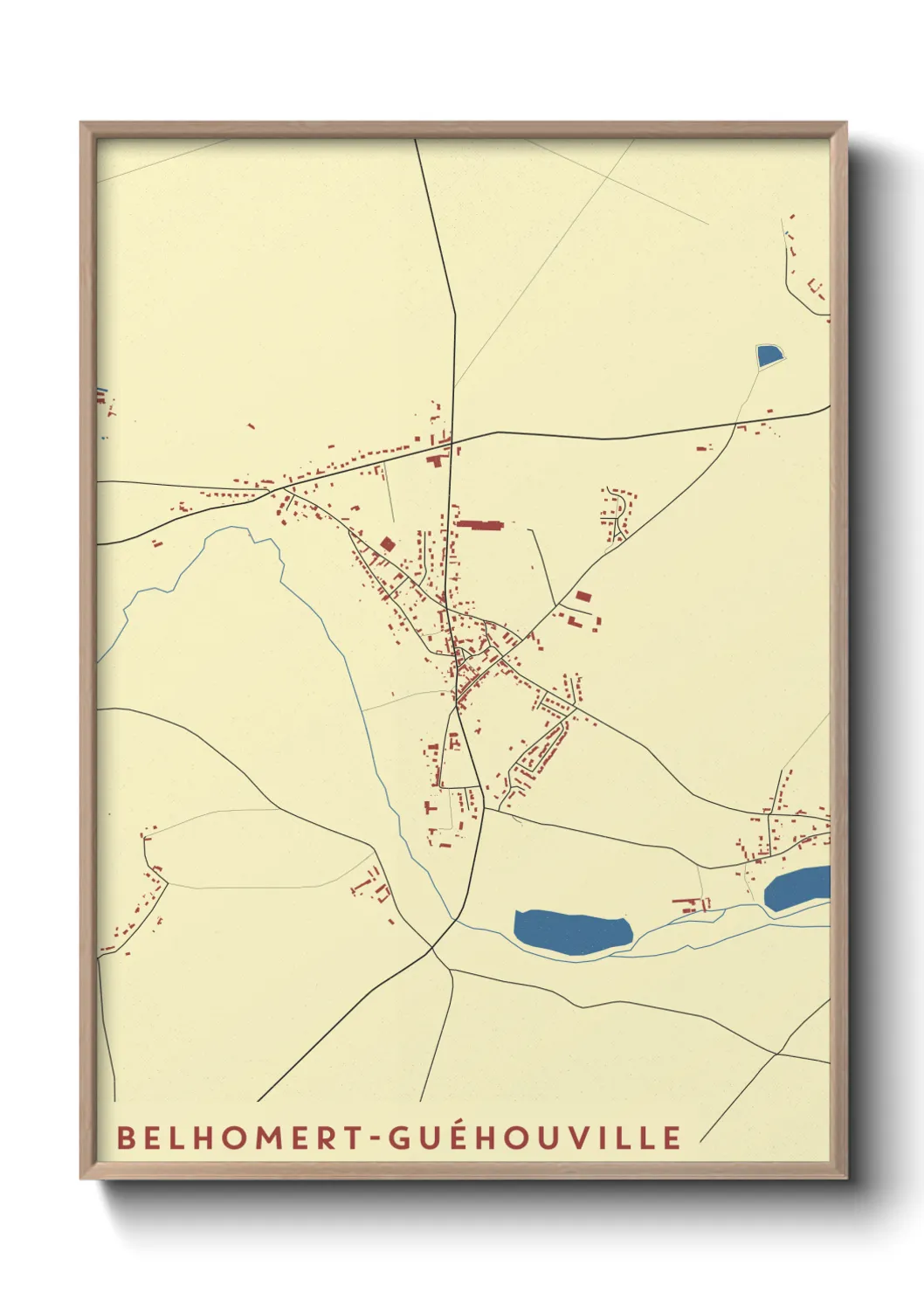 Un poster carteBelhomert-Guéhouville