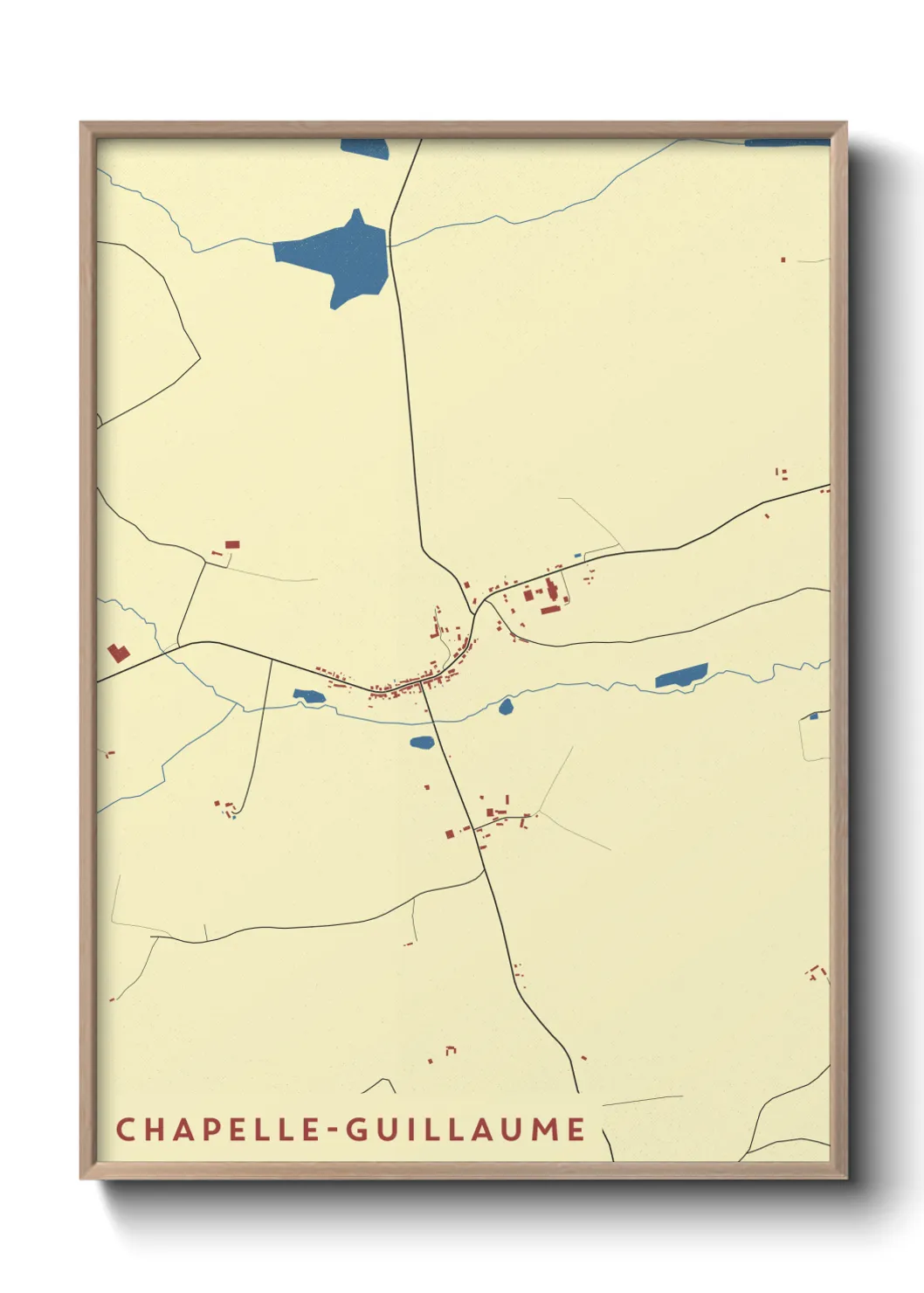 Un poster carteChapelle-Guillaume