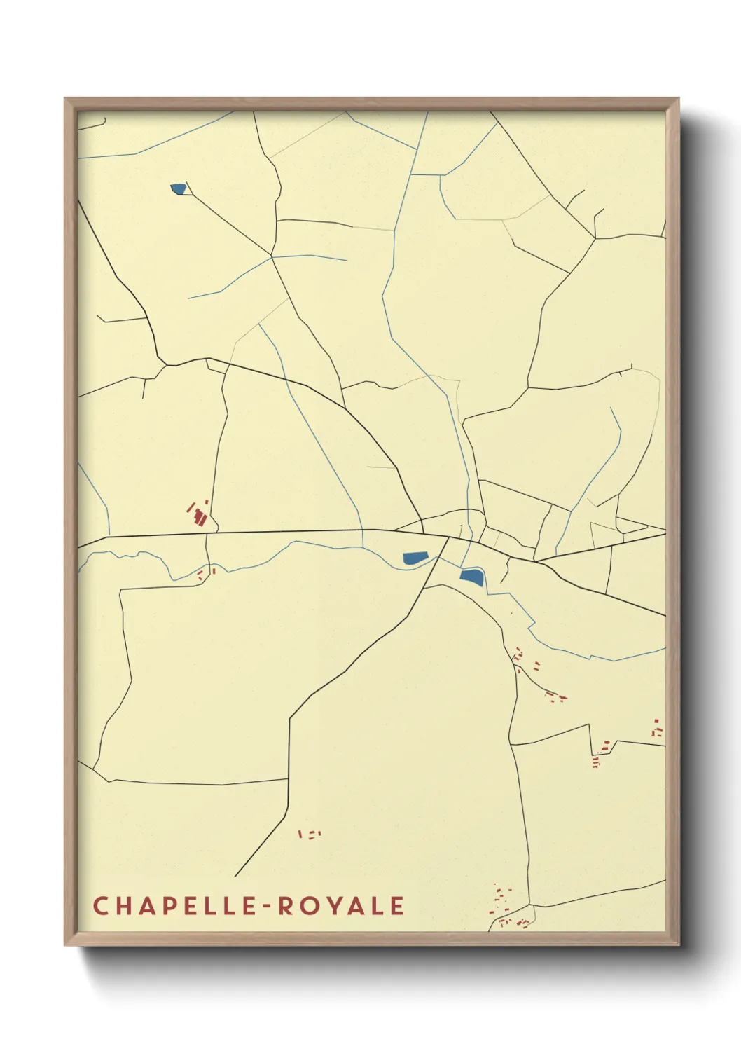 Un poster carteChapelle-Royale