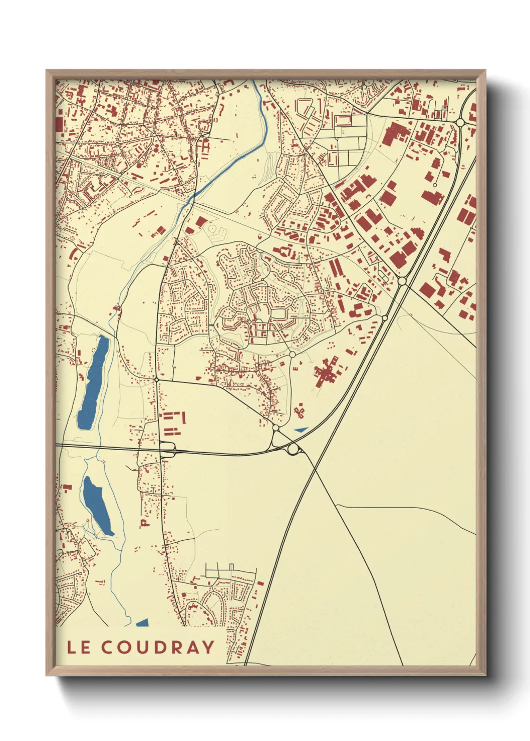 Un poster carteLe Coudray