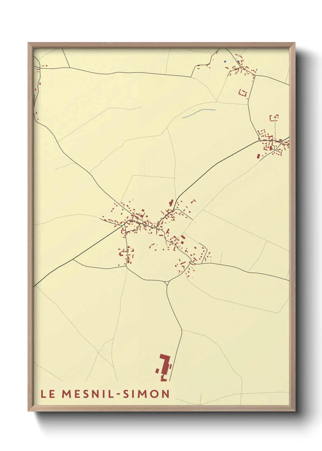 Un poster carteLe Mesnil-Simon
