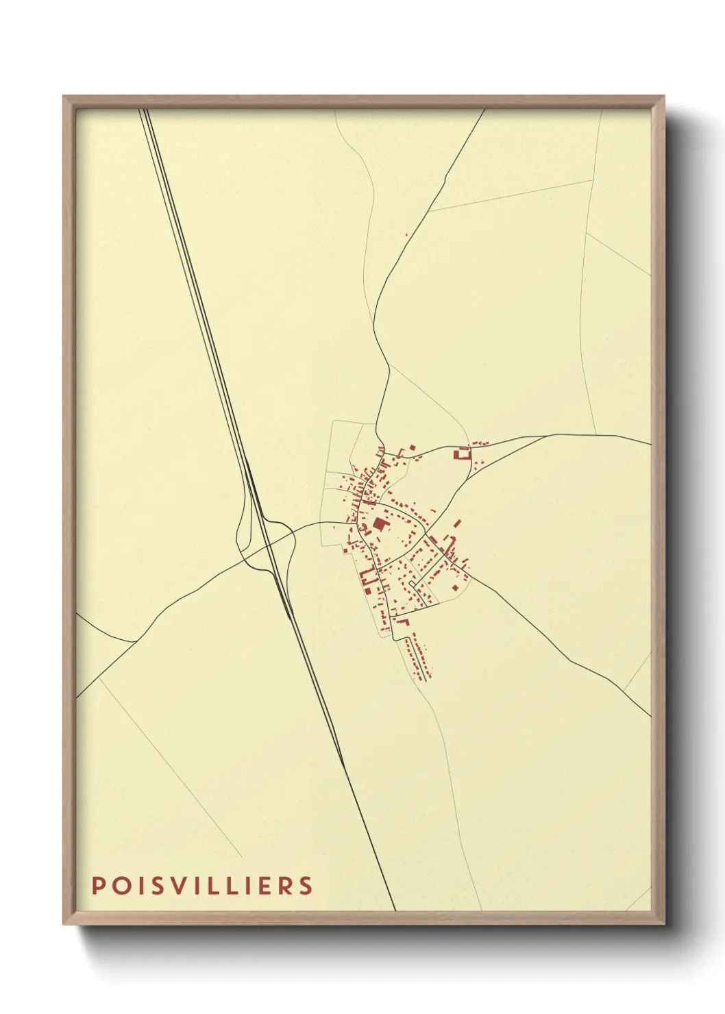 Un poster cartePoisvilliers