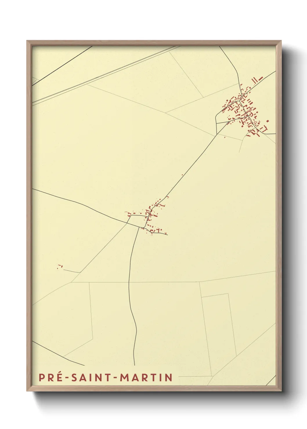 Un poster cartePré-Saint-Martin