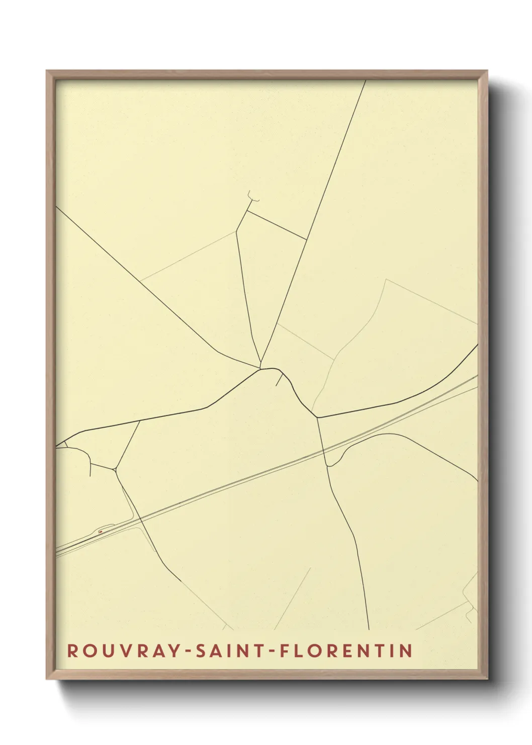 Un poster carteRouvray-Saint-Florentin