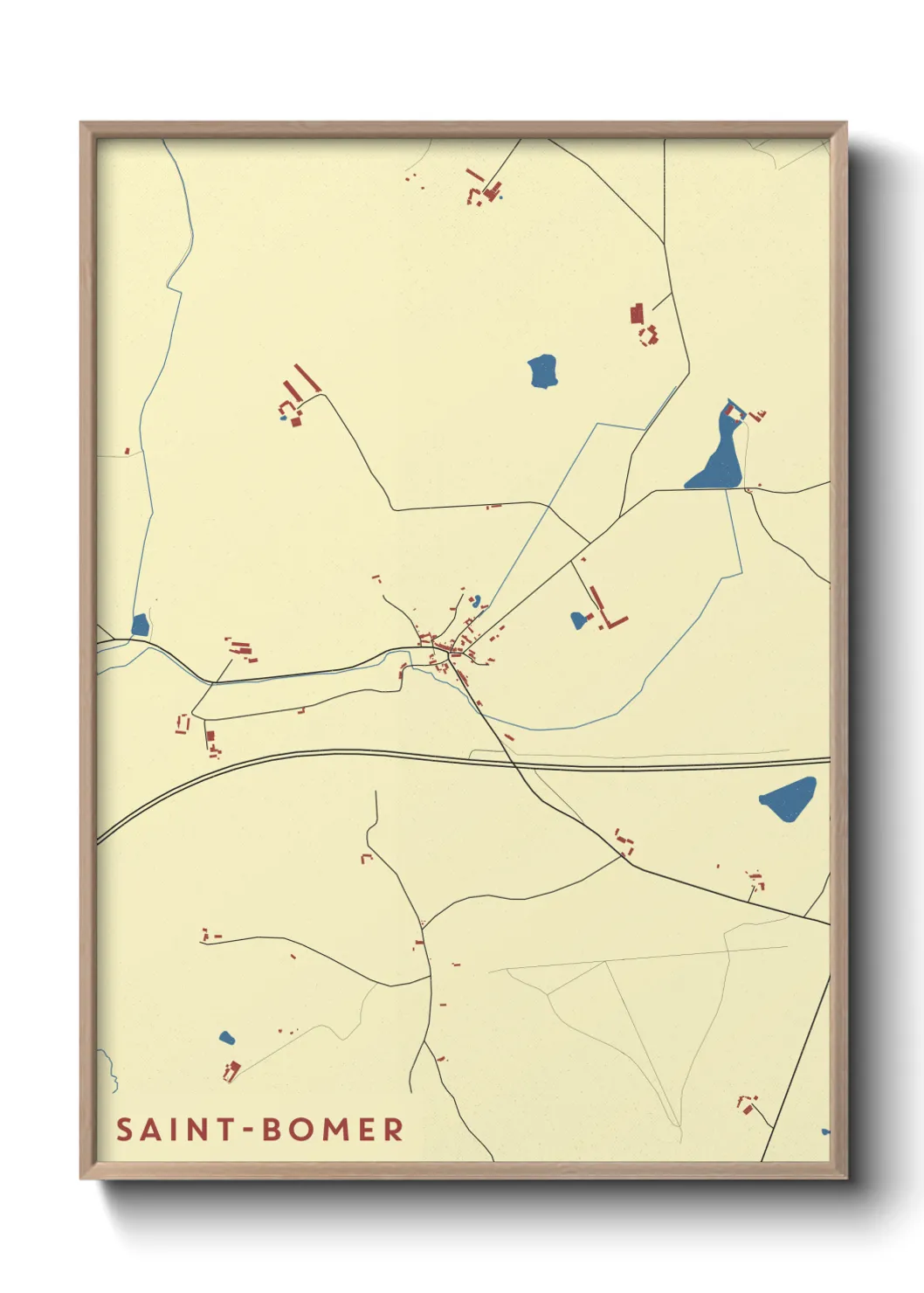 Un poster carteSaint-Bomer