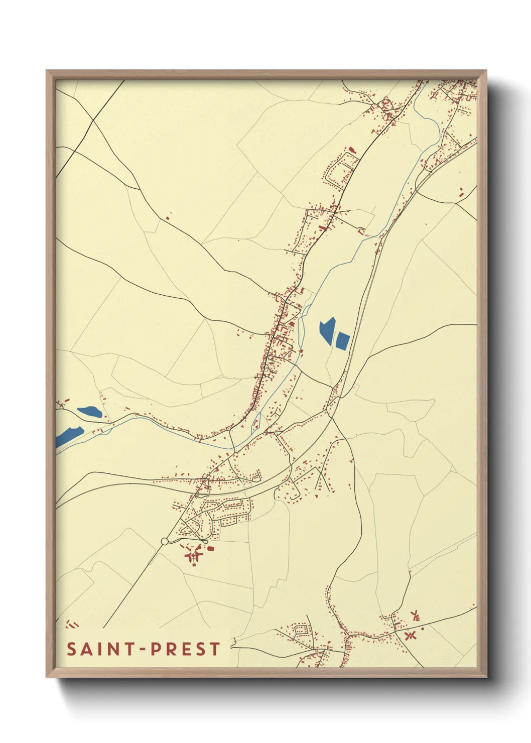 Un poster carteSaint-Prest