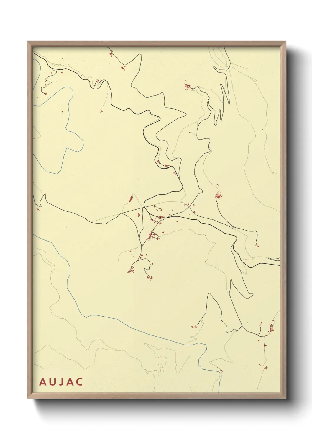 Un poster carteAujac