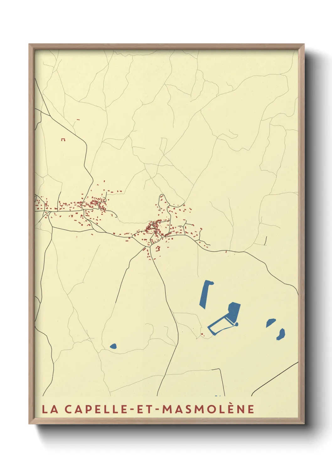 Un poster carteLa Capelle-et-Masmolène