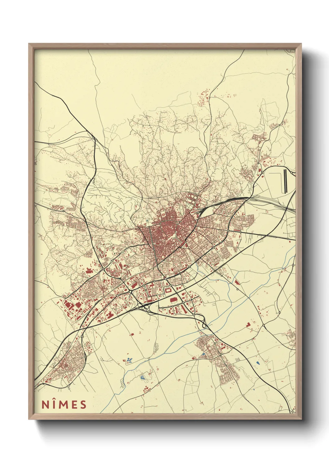 Un poster carteNîmes