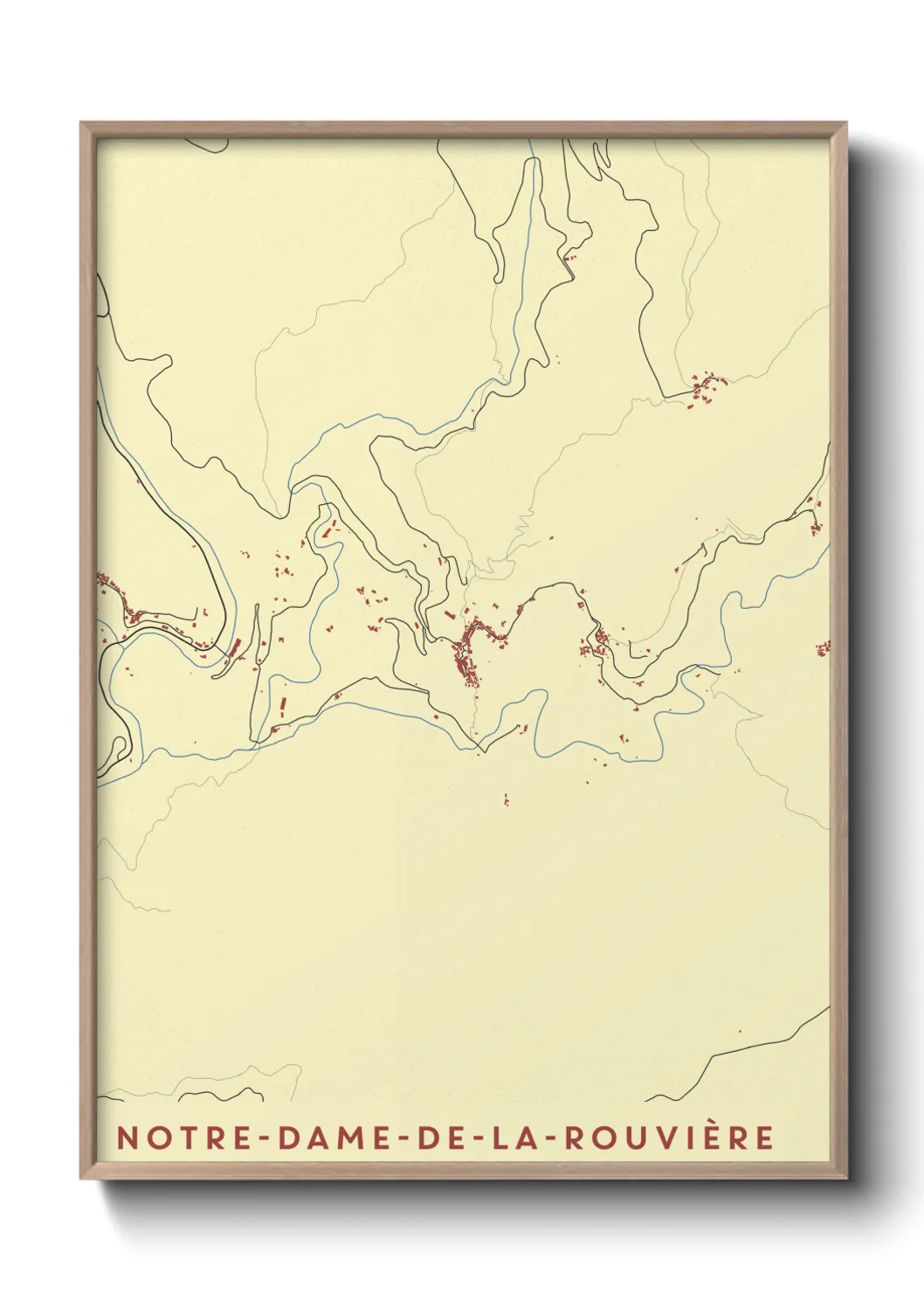 Un poster carteNotre-Dame-de-la-Rouvière
