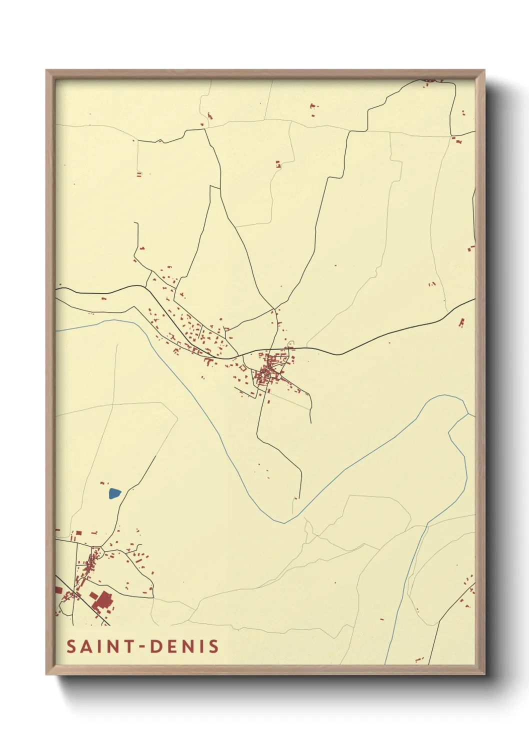Un poster carteSaint-Denis
