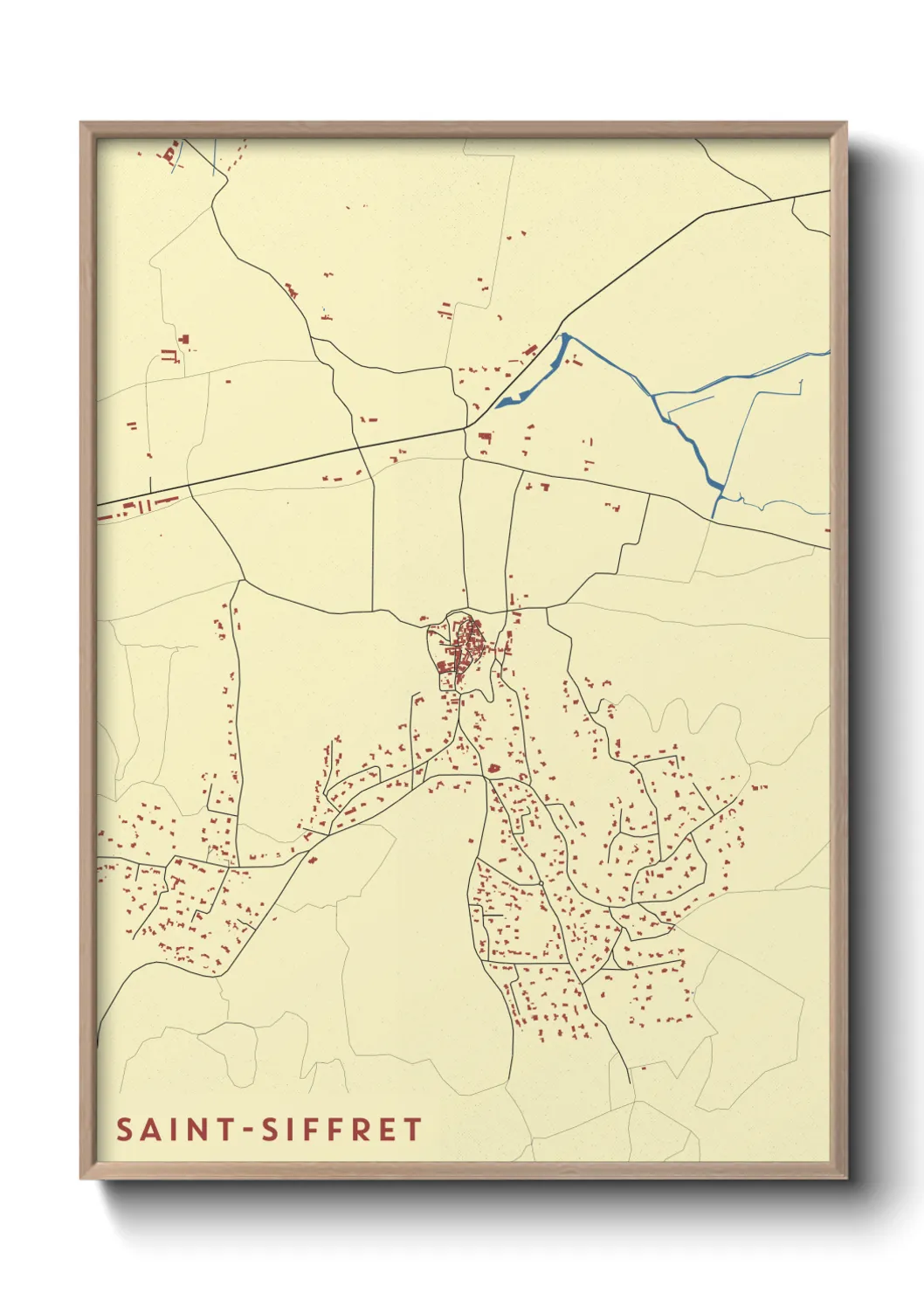 Un poster carteSaint-Siffret