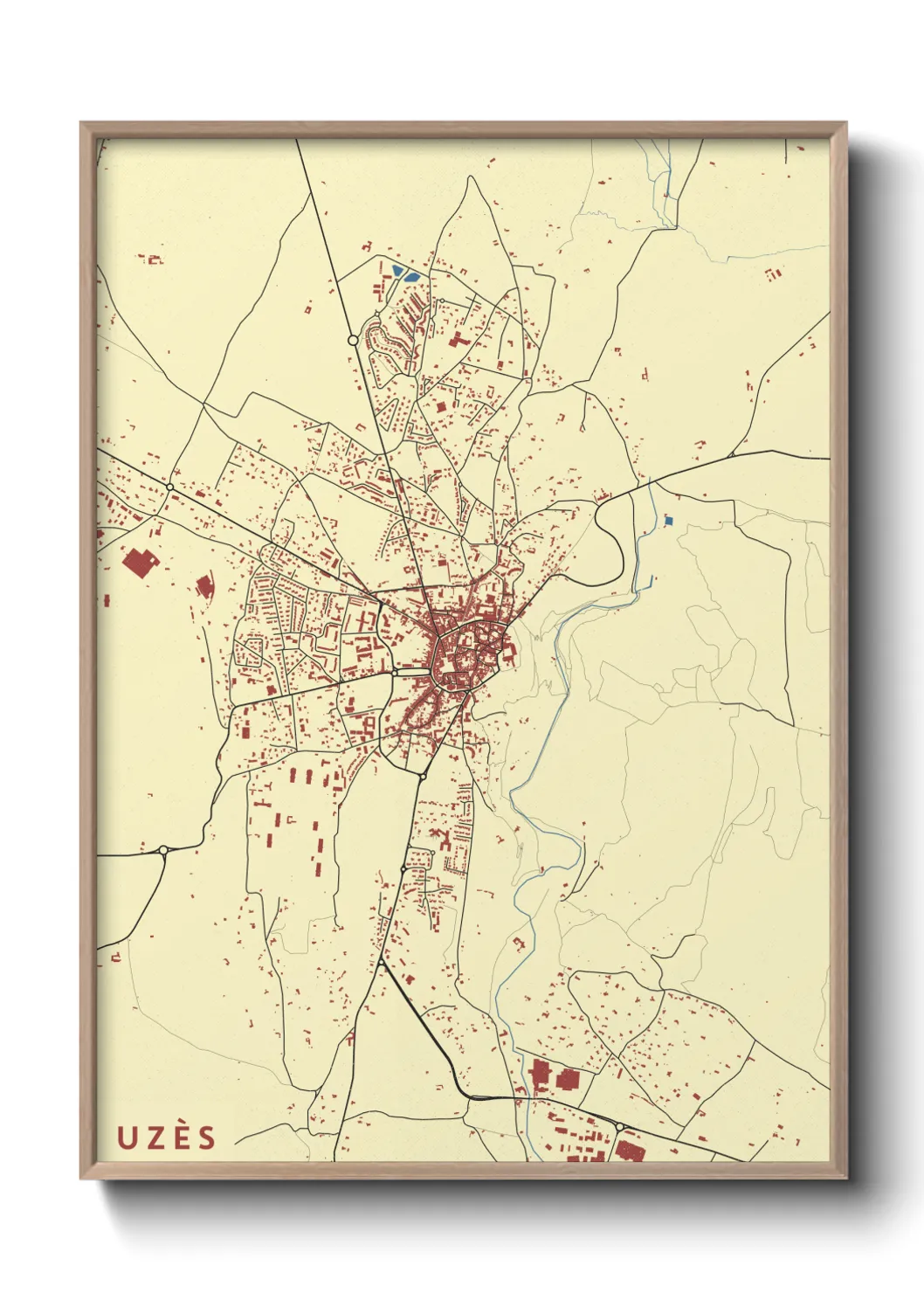 Un poster carteUzès