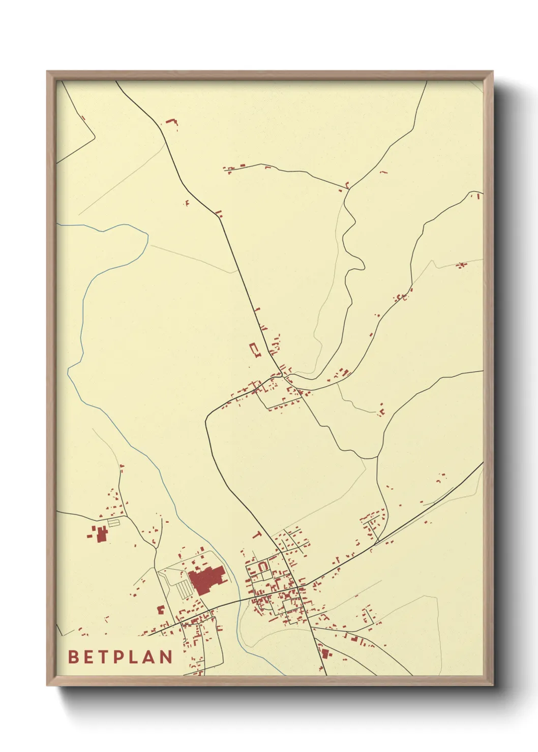 Une affiche de carte sur Betplan
