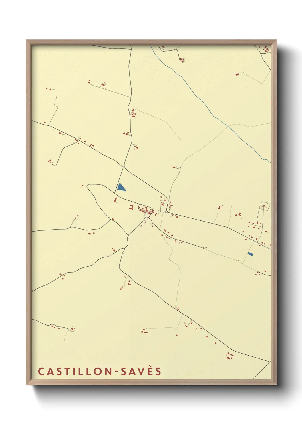Un poster carteCastillon-Savès