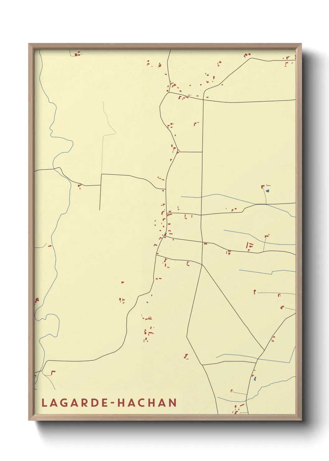 Un poster carteLagarde-Hachan