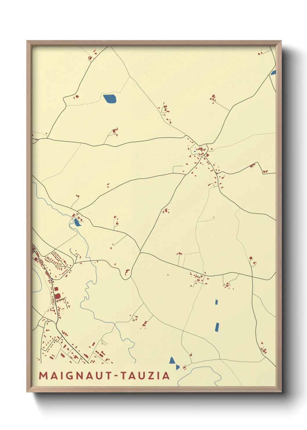 Un poster carteMaignaut-Tauzia