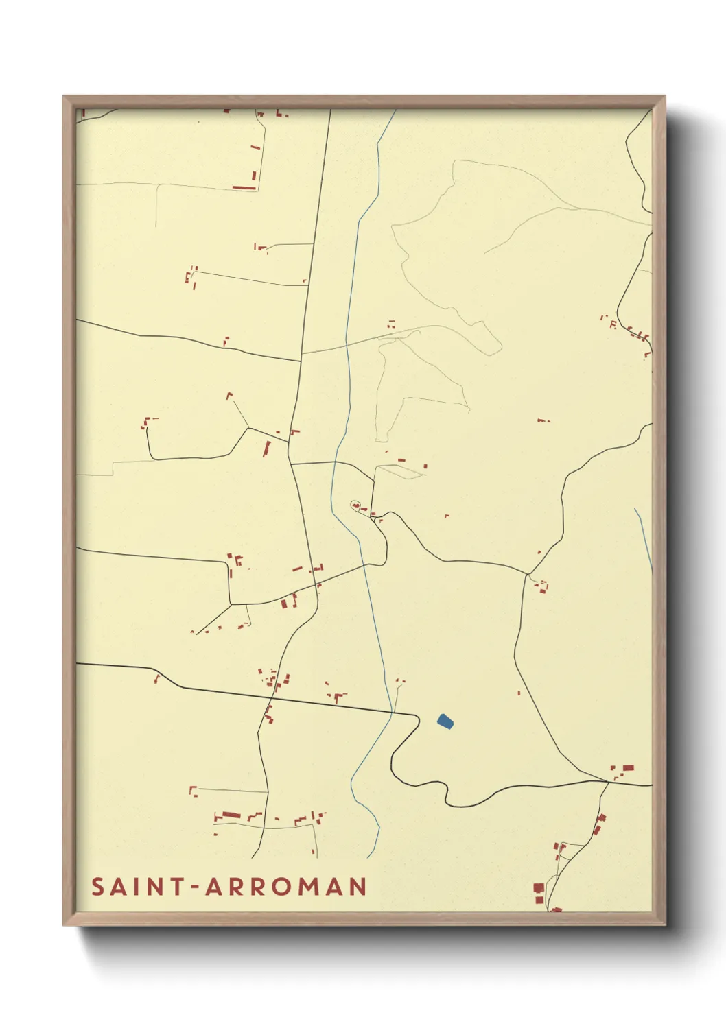 Un poster carteSaint-Arroman