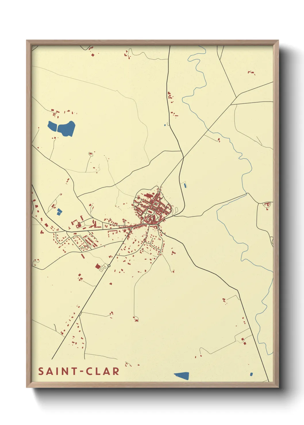 Un poster carteSaint-Clar