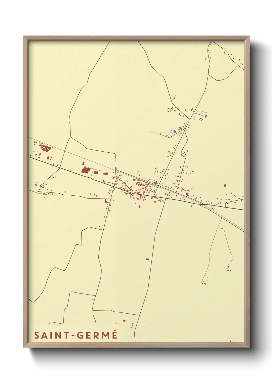 Un poster carteSaint-Germé