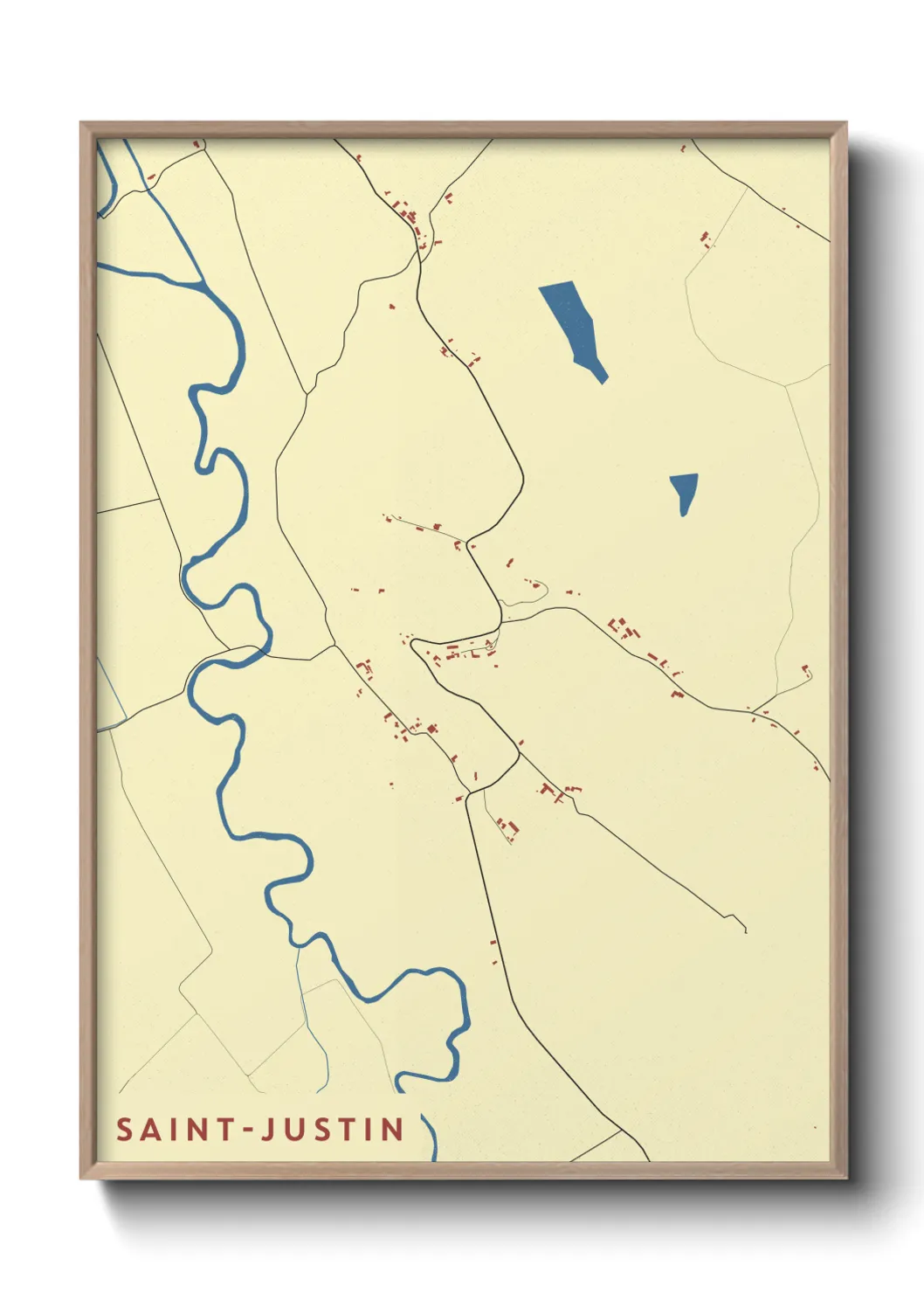 Un poster carteSaint-Justin