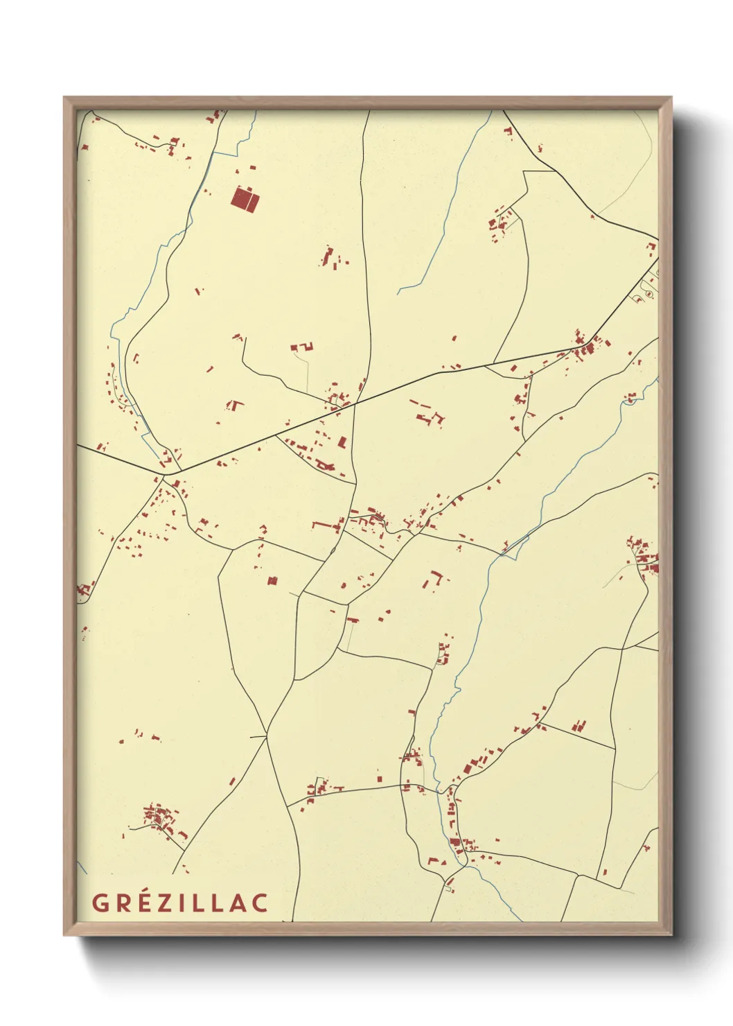 Un poster carteGrézillac