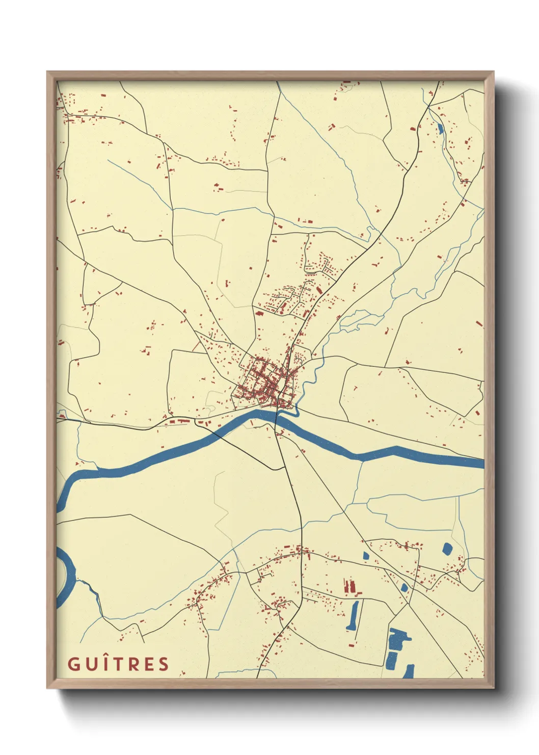 Un poster carteGuîtres