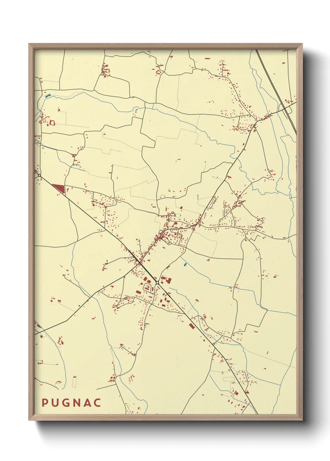 Un poster cartePugnac