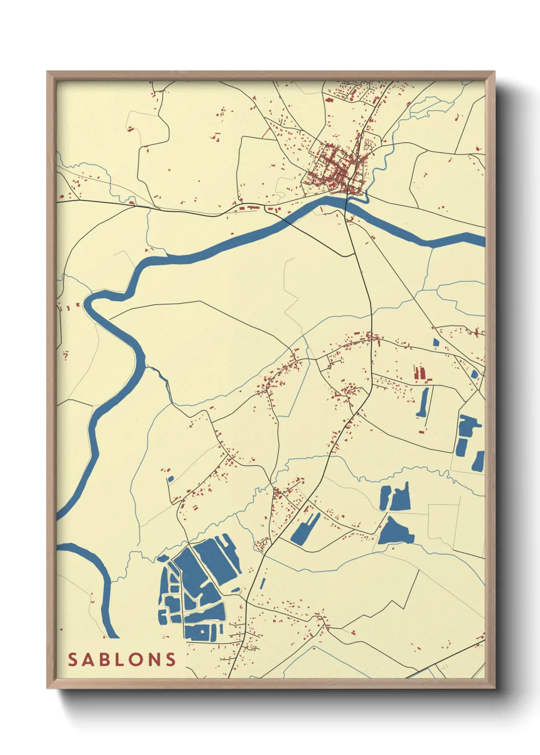 Un poster carteSablons