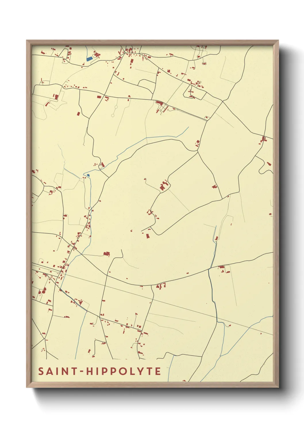 Un poster carteSaint-Hippolyte