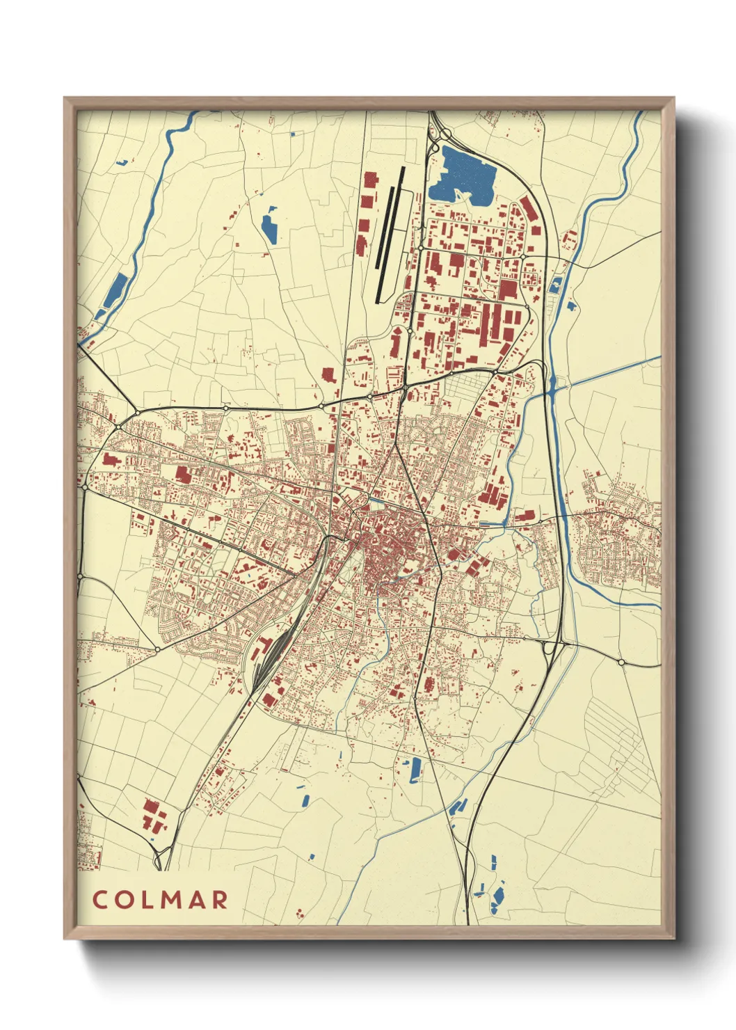 Un poster carteColmar