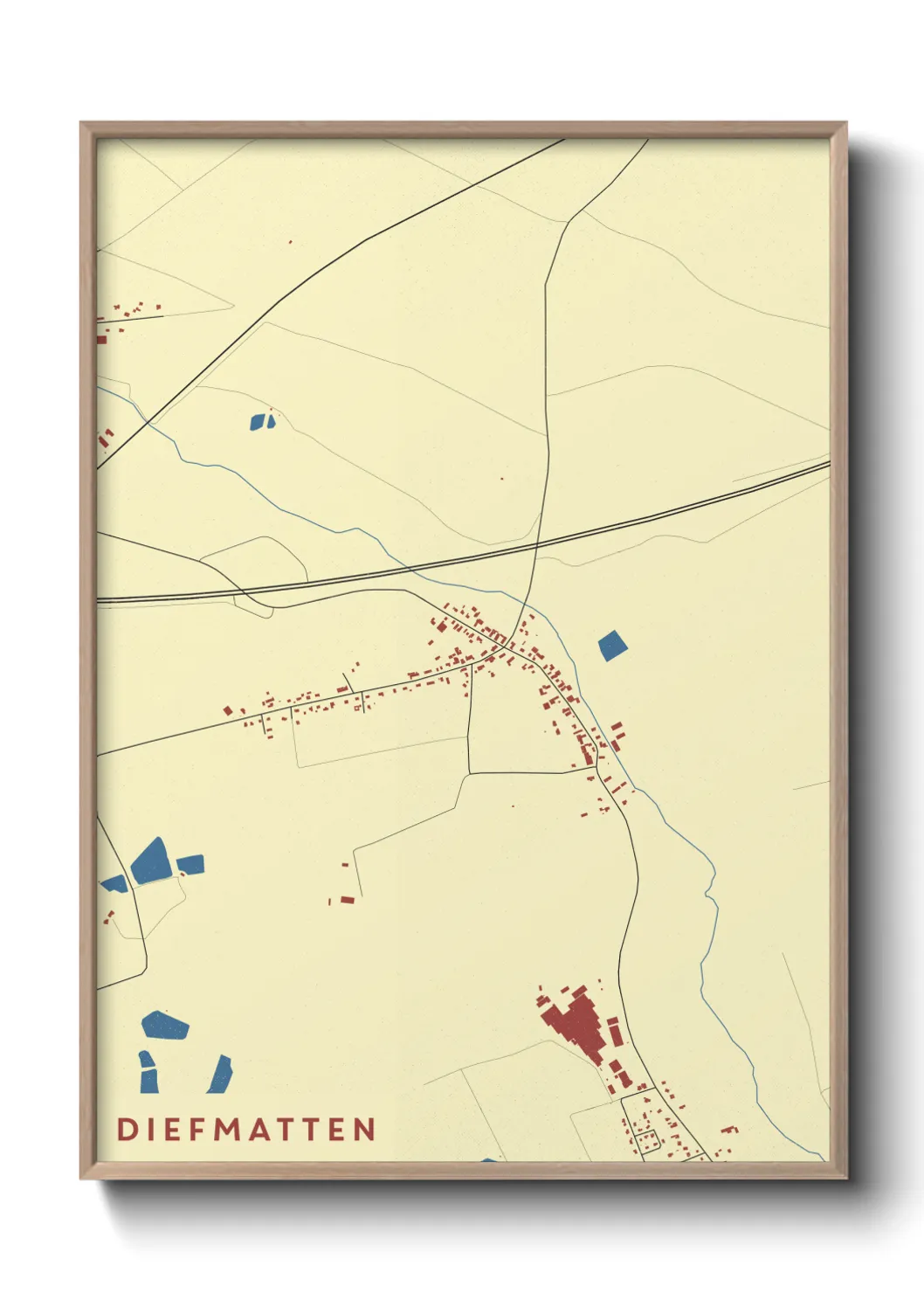 Un poster carteDiefmatten