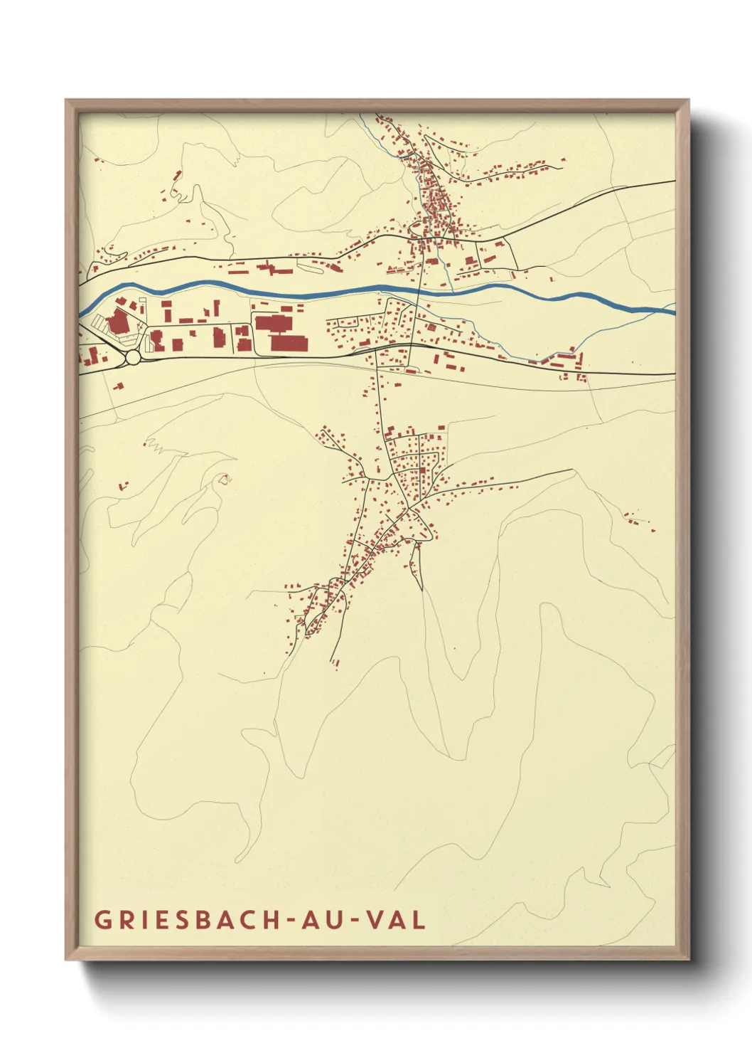 Un poster carteGriesbach-au-Val