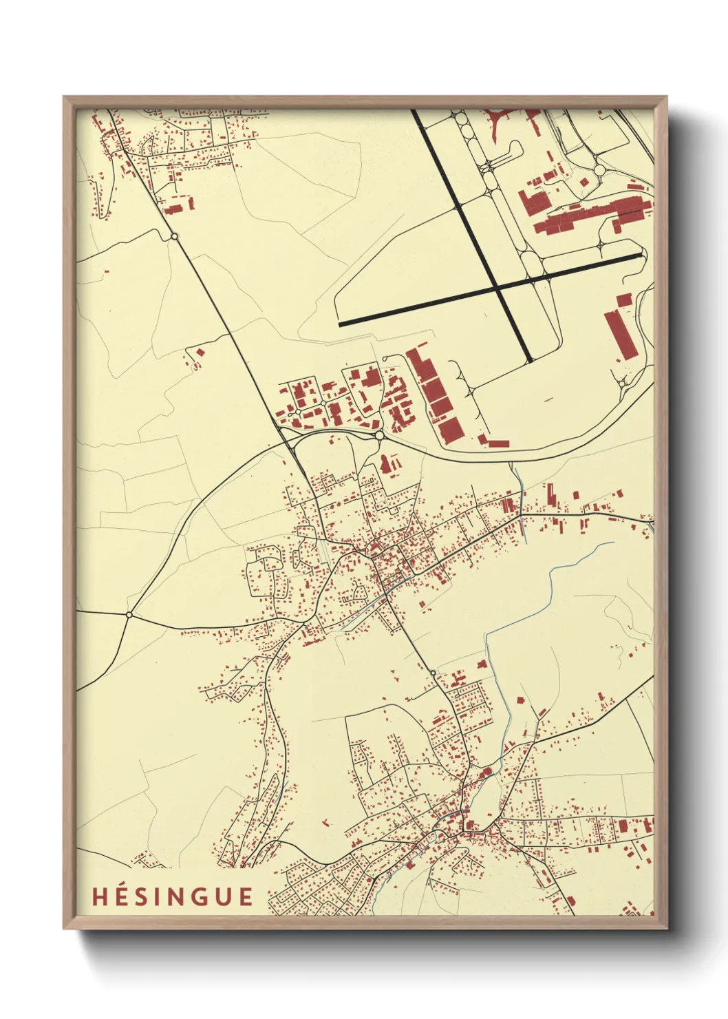 Un poster carteHésingue