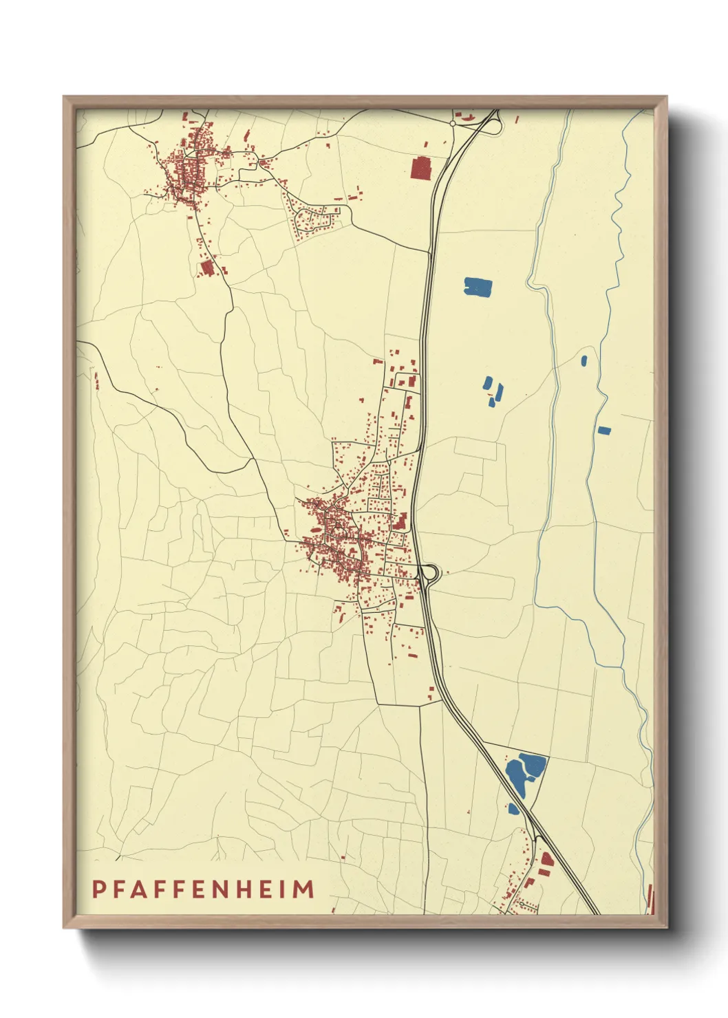 Un poster cartePfaffenheim