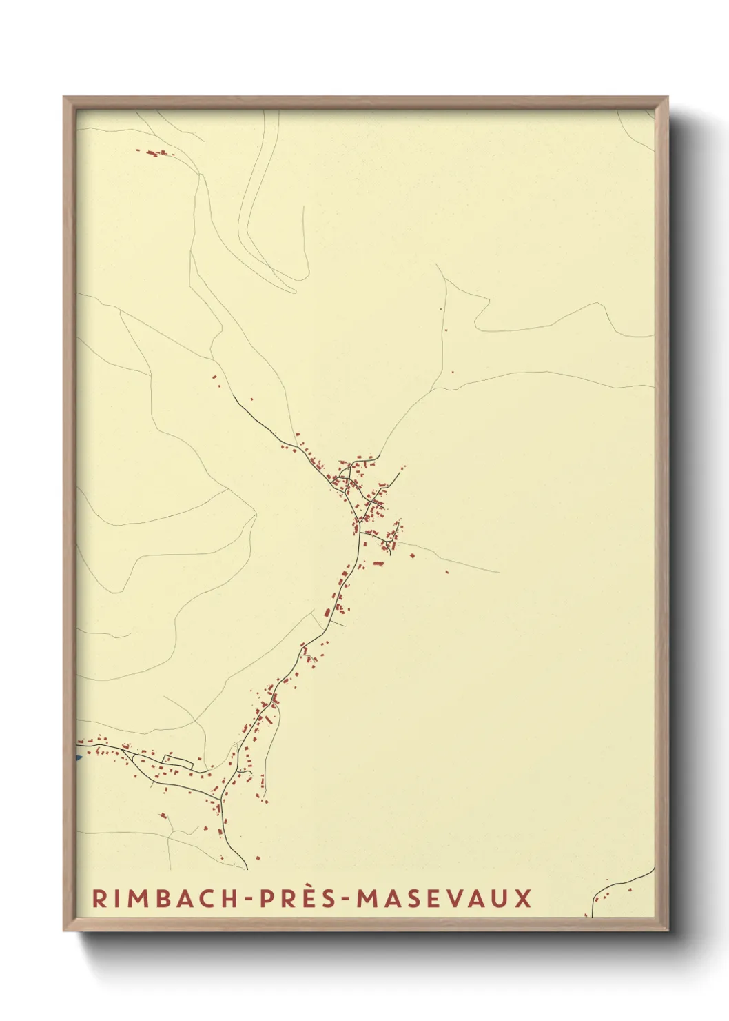 Un poster carteRimbach-près-Masevaux