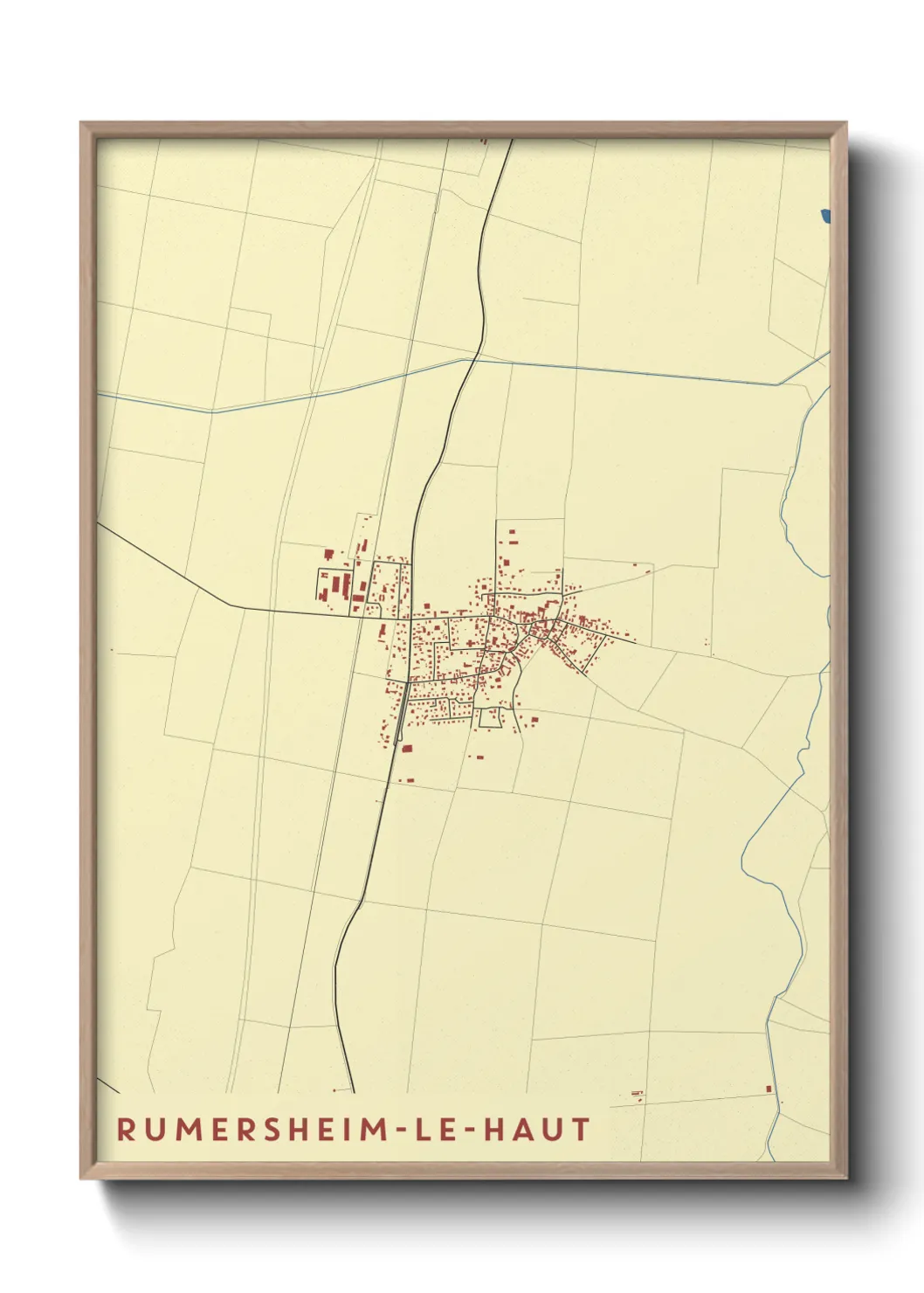 Un poster carteRumersheim-le-Haut