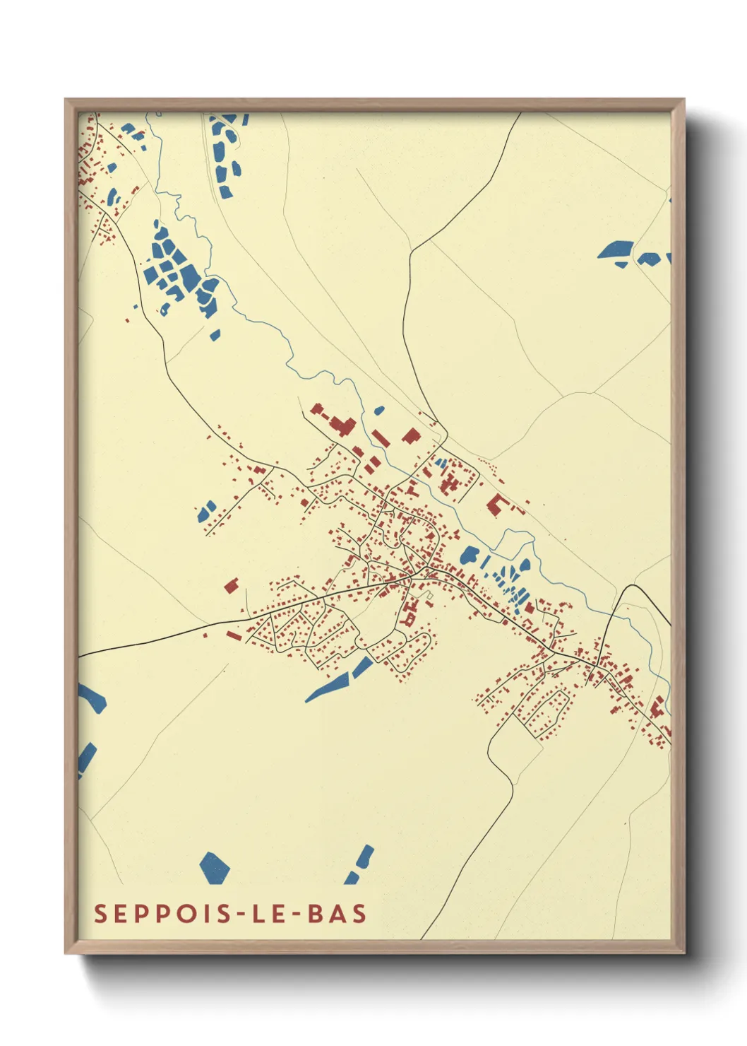 Un poster carteSeppois-le-Bas