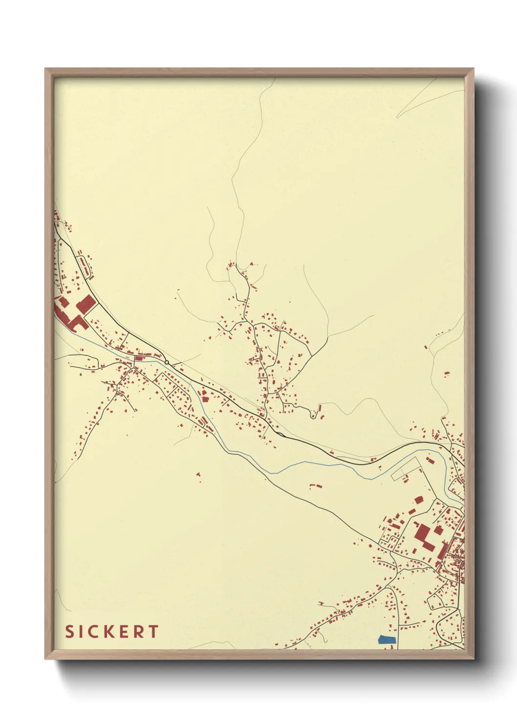 Une affiche de carte sur Sickert