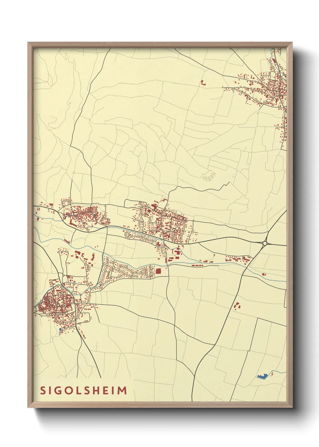 Un poster carteSigolsheim