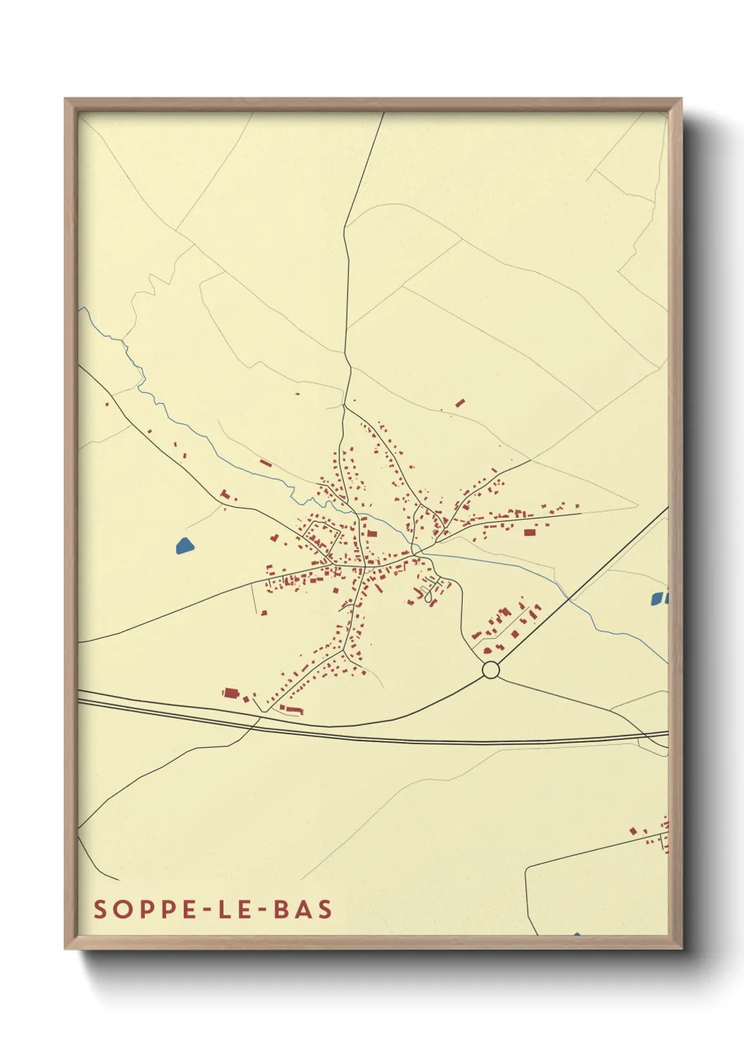 Un poster carteSoppe-le-Bas