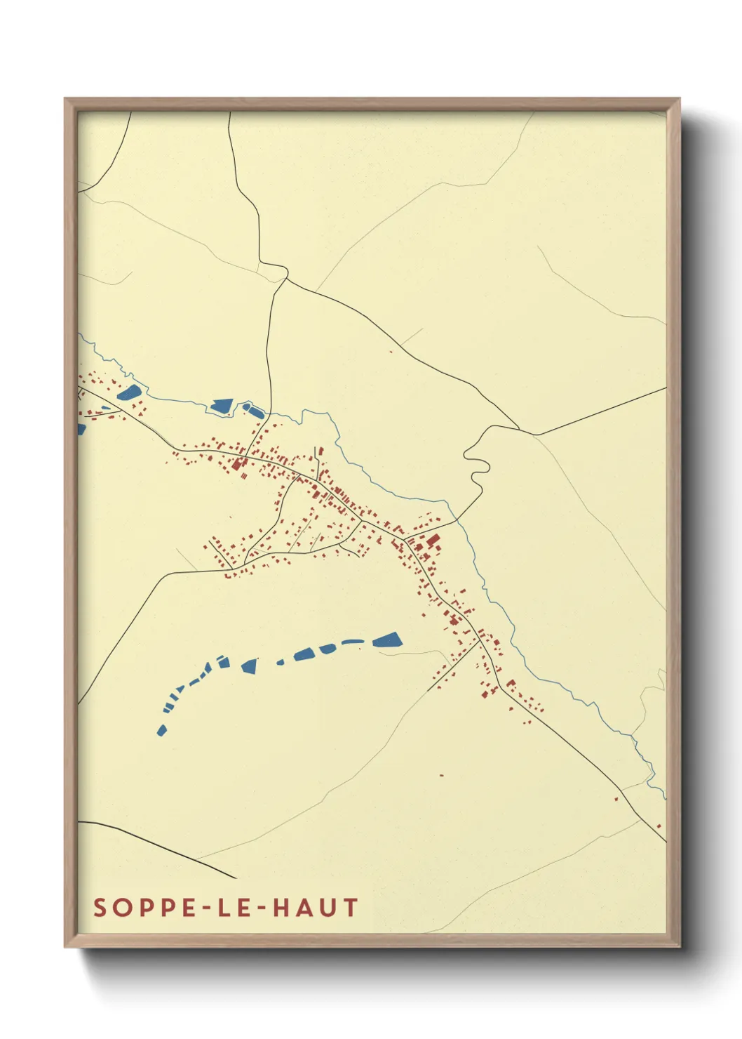 Un poster carteSoppe-le-Haut