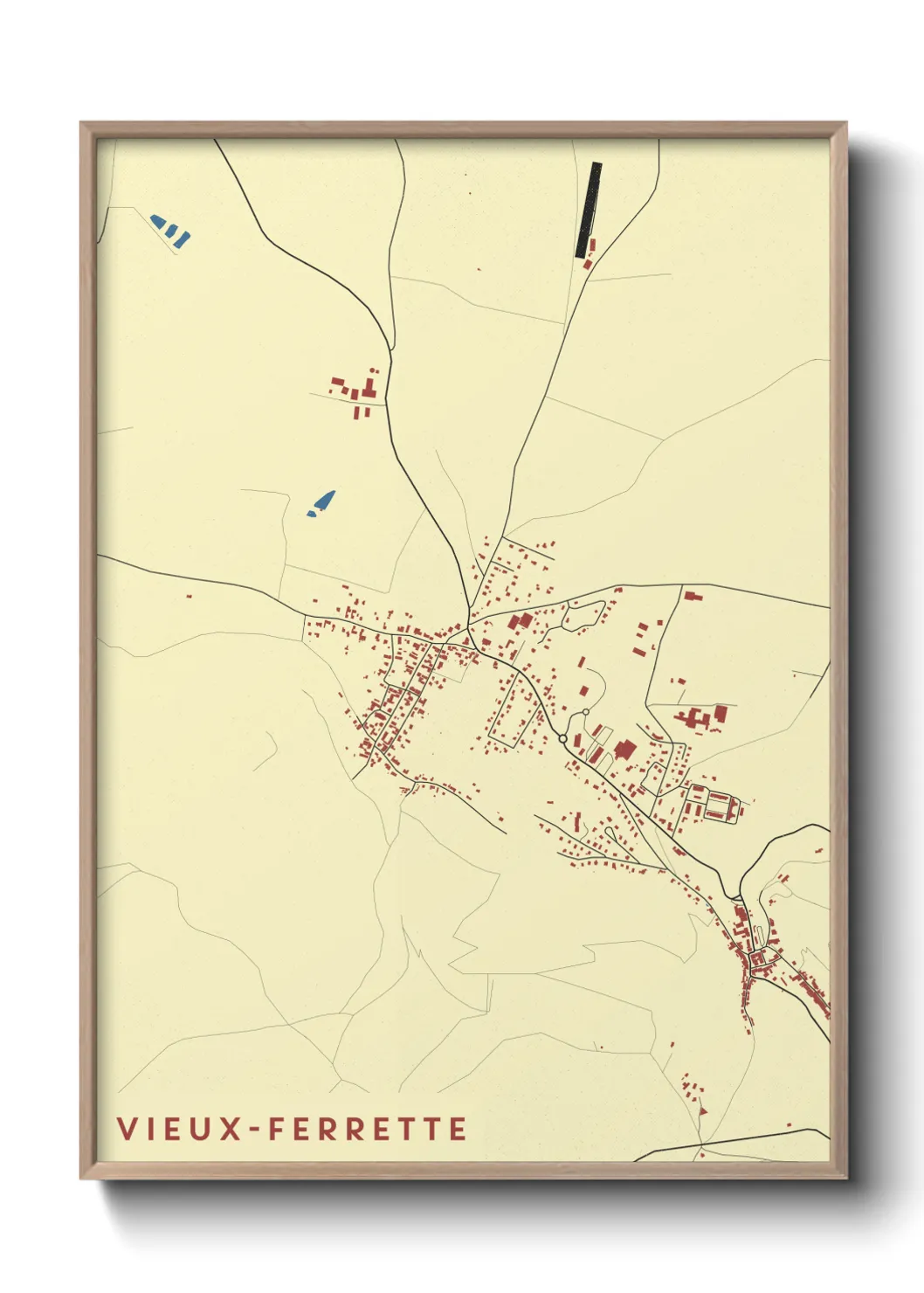 Un poster carteVieux-Ferrette