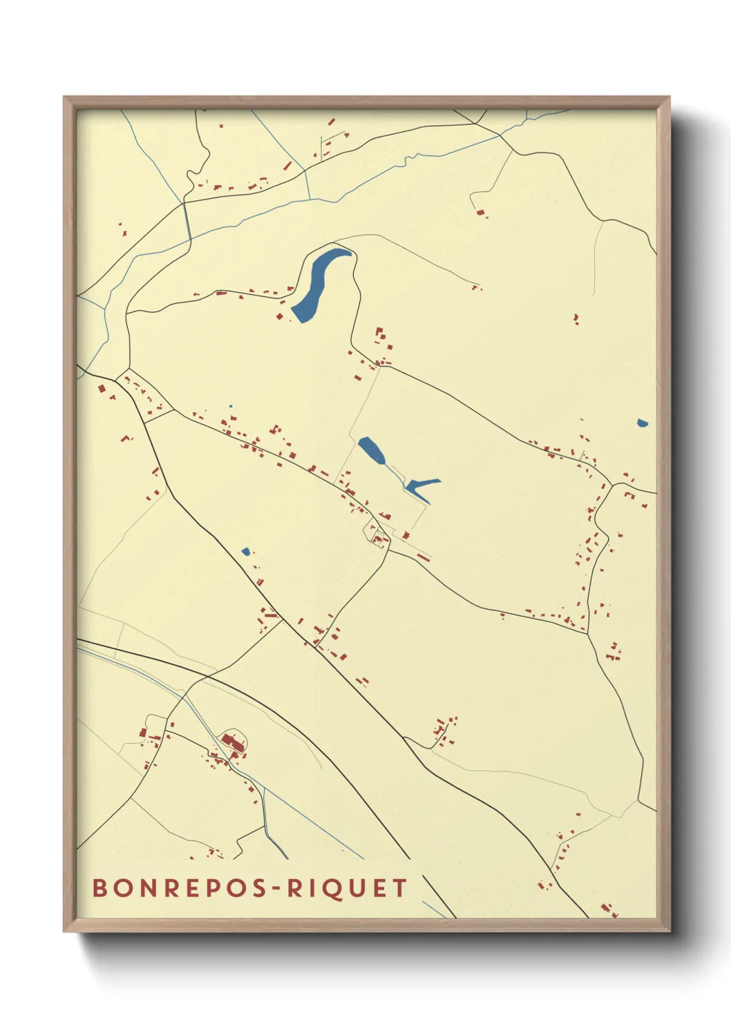 Un poster carteBonrepos-Riquet