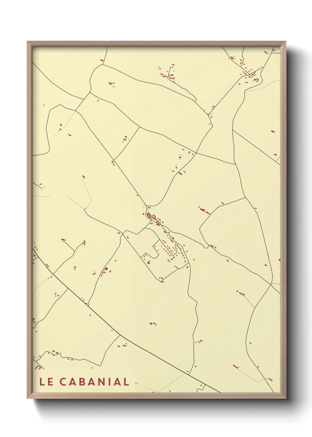 Un poster carteLe Cabanial