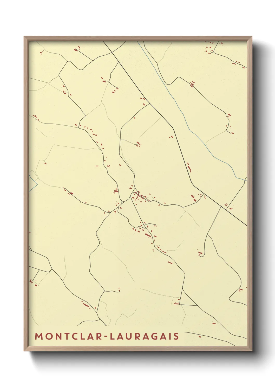 Un poster carteMontclar-Lauragais