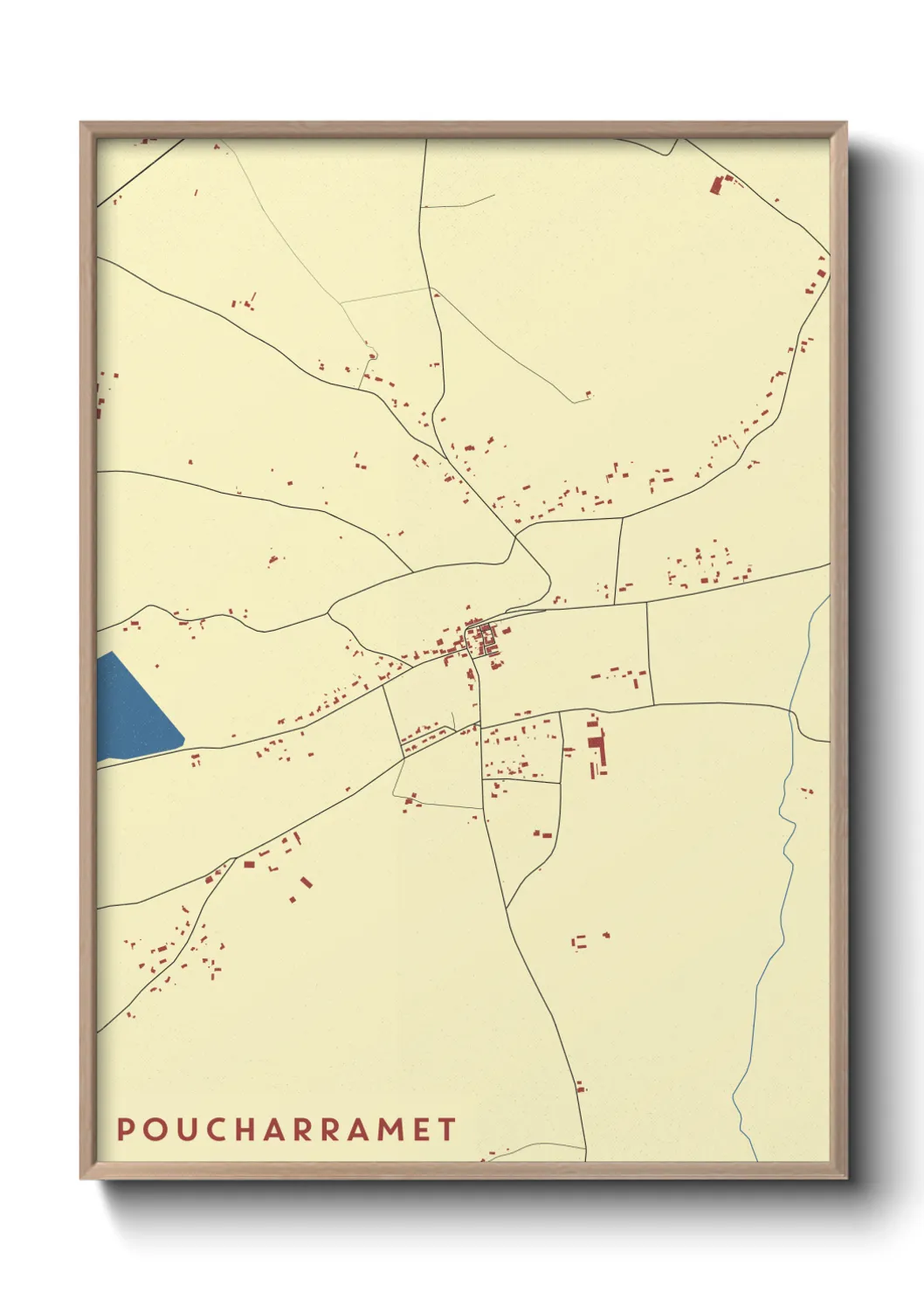 Un poster cartePoucharramet